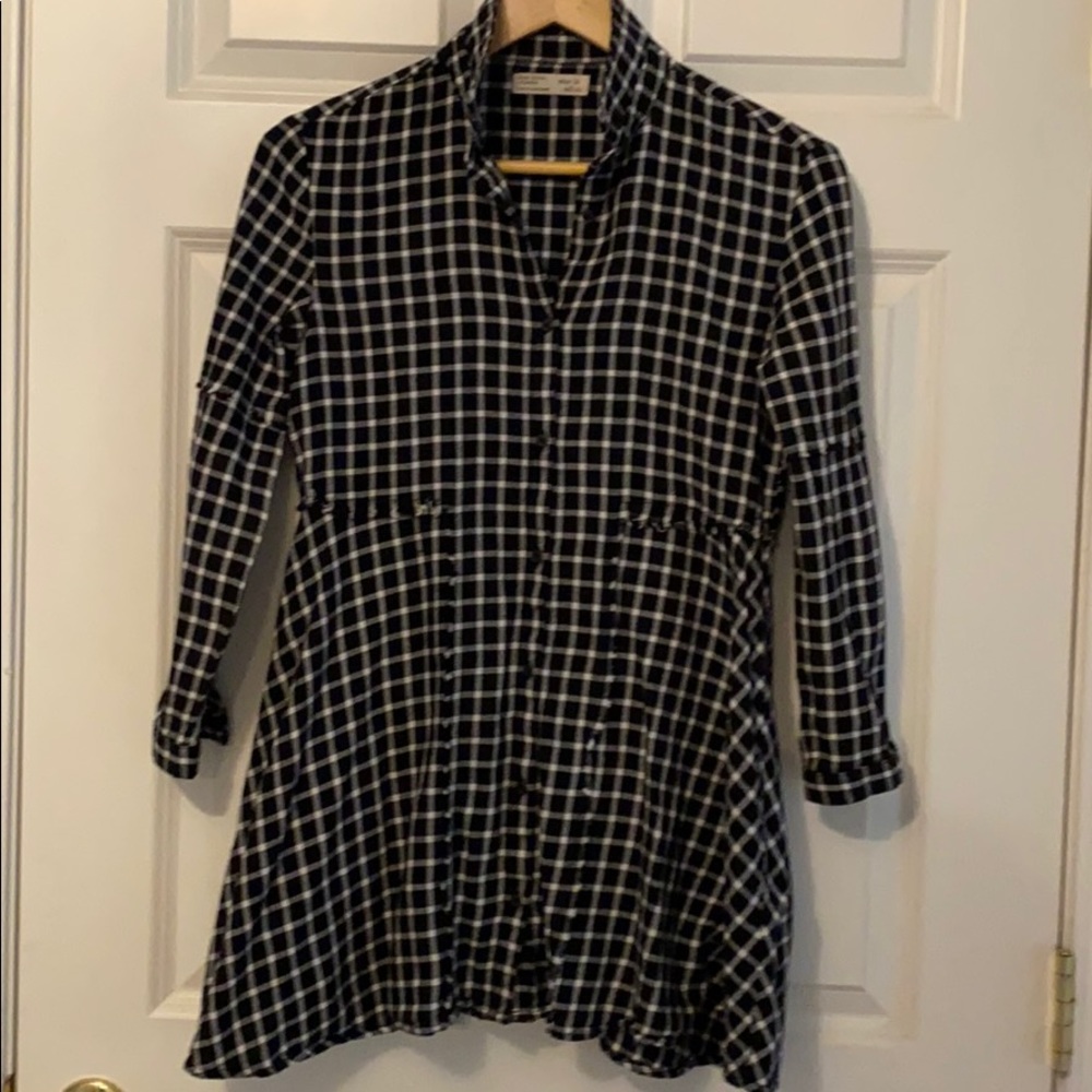 ZARA Girls flannel dress tunic
